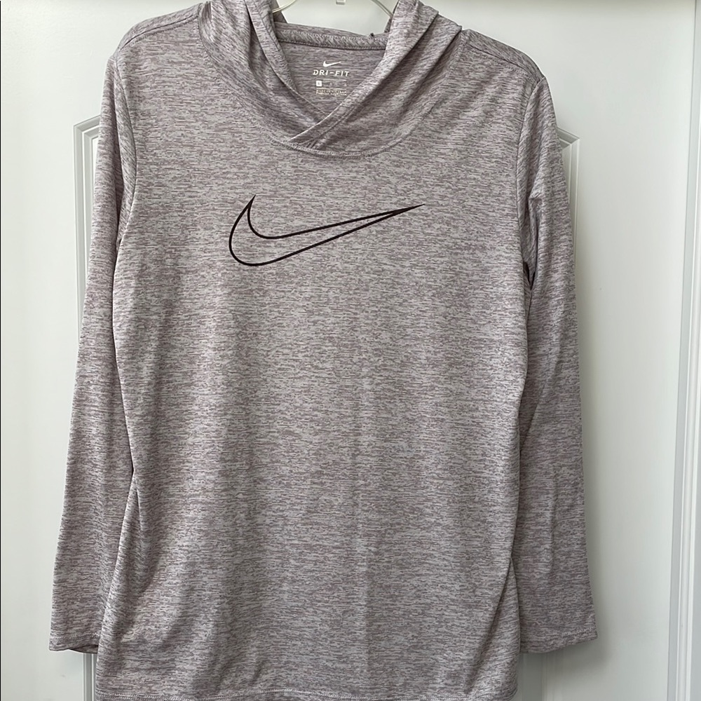 Nike Gray Hoodie with Logo